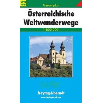 GPOEFWW Österreichische Wei Gesamtplan 1:800 000 / turistická mapa