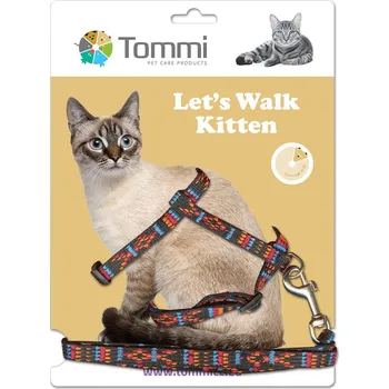 Postroj s vodítkem pro koťata