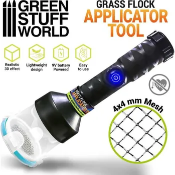 Plastikový model Flokovací přístroj GSW s mřížkou 4x4 mm