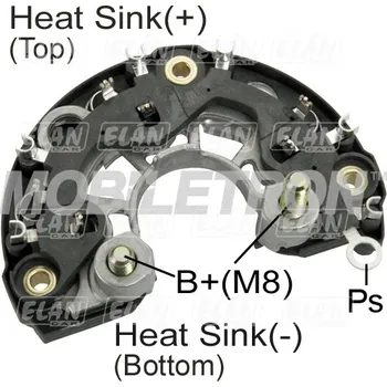 Alternátor Diodový blok alternátoru Bosch 0124512013 / F00M133201