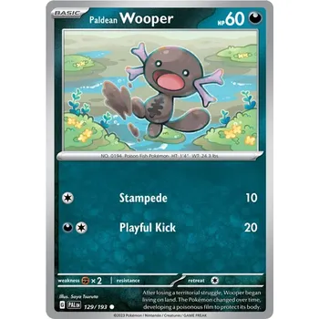 Karetní hra Paldean Wooper 129/193 - Paldea Evolved Typ karty: Non-Holo