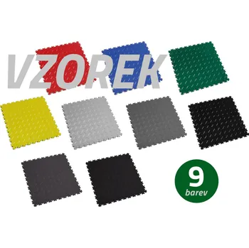 Venkovní dlažba Vzorek 8 x 8 cm dlažby Mosolut Machine - Diamant - ECO šedá