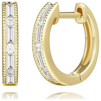 Náušnice Zlaté náušnice AURINO se zirkony E25255FCZZ4Y-1