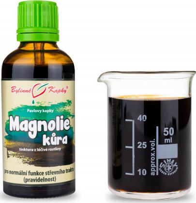 Bylinné kapky s.r.o. Magnolie kůra - tinktura 50 ml - Bylinné kapky