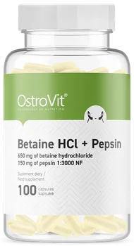 Aminokyselina OstroVit Betaine HCl + Pepsin 100 cps.