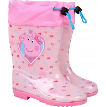 Dívčí holínky EPLUSM Holinky PEPPA PIG růžové, vel. 29/30