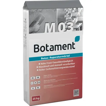 malta Botament M 03, 25 kg - opravná malta Balení: paleta 42 pytlů = 1050 kg