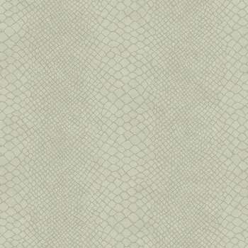 Tapeta Origin Šedozelená vliesová tapeta na zeď, imitace hadí kůže 347767, Luxury Skins, Origin, velikost 0,53 x 10,05 m