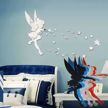 Zrcadlo DAALO Zrcadlová samolepka na zeď - víla - AKCE!