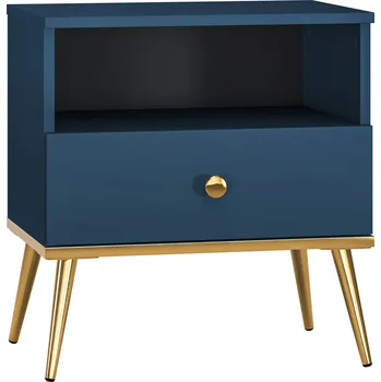 Noční stolek Noční stolek námořnická modrá/mat MARINE 06