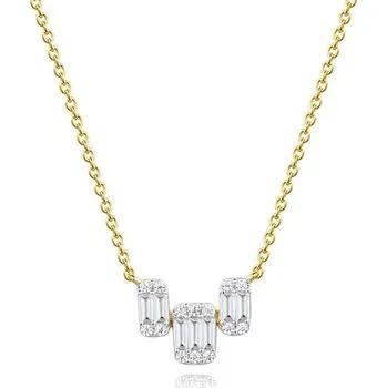 Náhrdelník Zlatý náhrdelník AURINO se zirkony N25886QCZZ4Y-1