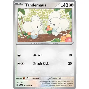 Karetní hra Tandemaus 167/193 - Paldea Evolved Typ karty: Non-Holo