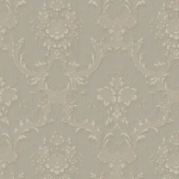 Tapeta Zambaiti Parati Béžová vliesová zámecká tapeta na zeď, Z66837, Satin Flowers, Zambaiti Parati, velikost 0,53 x 10,05 m