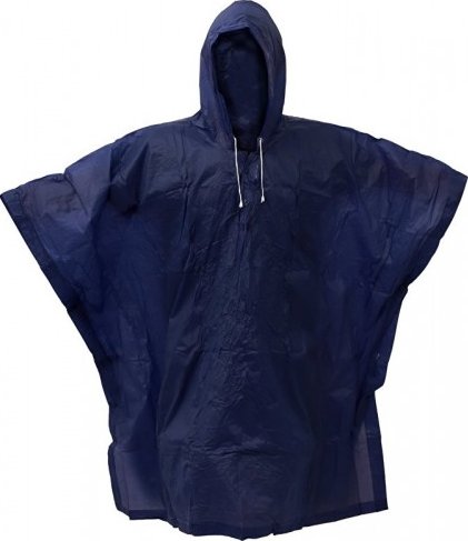 pláštěnka PVC pončo modrá