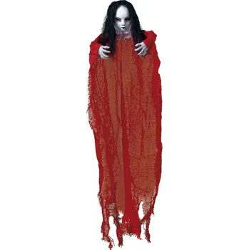 Guirca Visící dekorace - Červená panenka 60 cm