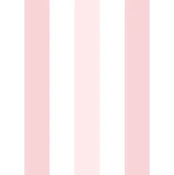 Tapeta ICH Wallcoverings Papírová tapeta na zeď, bílé a růžové pruhy, proužky 461-3, Pippo, ICH Wallcoverings, velikost 0,53 x 10,05 m