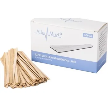 Přípravek na depilaci a epilaci Nailee Špachtle dřevěná úzká 500 ks