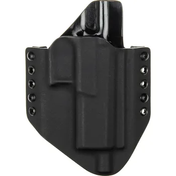 Příslušenství pro sportovní střelbu RH Holsters OWB - CZ P-10 F/SC OR SR - vnější kydexové pouzdro - poloviční sweatguard - černá/černá Pouzdro je pro: Pravák