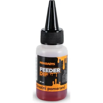 Návnadové aroma Mikbaits Feeder dip 50ml - Půlnoční pomeranč