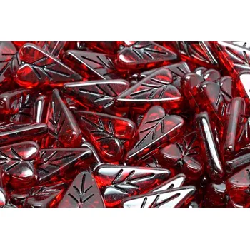 Korálek Lístek ve tvaru srdce č.3528 (16x11mm)