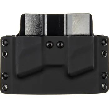 Příslušenství pro sportovní střelbu RH Holsters OWB - CZ P-10 M - vnější kydexové pouzdro na 2 zásobníky - plný sweatguard - černá/černá Umístění pouzdra: Levý bok (pravák)