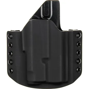 Příslušenství pro sportovní střelbu RH Holsters OWB - Glock 19 MOS + Inforce APLc - vnější kydexové pouzdro - poloviční sweatguard - černá/černá Pouzdro je pro: Pravák