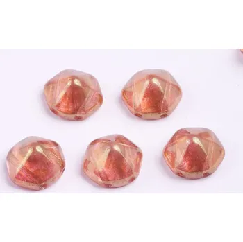 Korálek Dvoudírkový hexagon č10