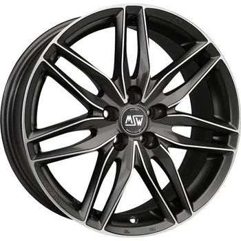 Auto-moto alu kola MSW 24 gunmetal leštěné 8x18" 5x114,3 ET45 73,1