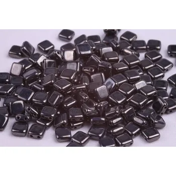 Korálek Dvoudírkové čtverečky č. 20 (6x6 mm)