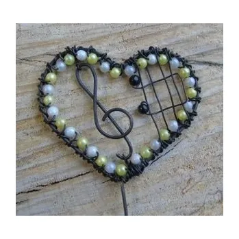 Party dekorace dareckyjana Zápich Klíč k tvému srdci - dvoubarevný