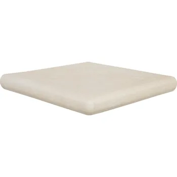 Dlažba EXAGRES, S.A. Stone Creme 33x33x1,2 PEI 4,TV 5,R11 schodovka rohová s nosem tažená mraz.