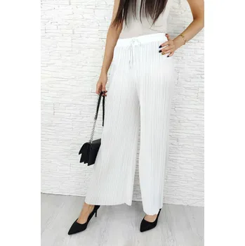 Dámské kalhoty Pesail Bílé široké kalhoty XT0022WH Velikost: S-XL