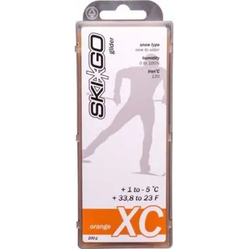 Lyžařský vosk SKIGO XC Orange, +1°C až -5°C, 200 g, skluzný vosk