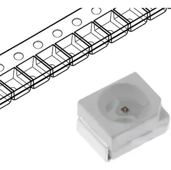 Dioda LED TOP KA3528BC modrá SMD