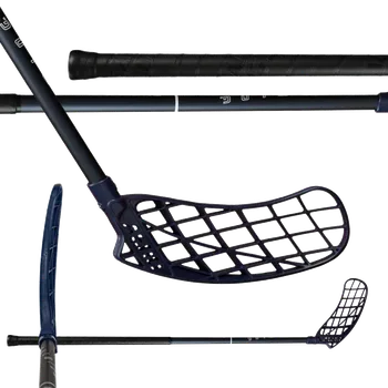 Florbalová hůl SALMING Campus Aero 32 Black/White 87(98 R) - 87 (98) cm/Pravá ruka dole