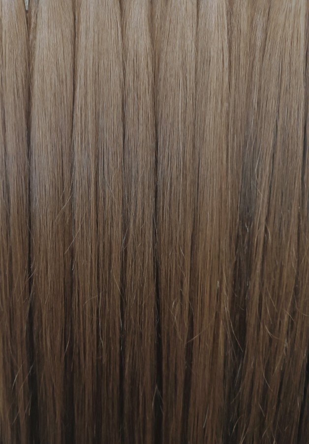 Východo-evropské vlasy COP 50 gramů, ROVNÉ STŘEDNĚ HNĚDÁ EMPORIO BEAUTY