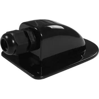 kabelová chránička Střešní průchodka pro kabely, jednoduchá, černá