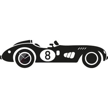 Samolepící dekorace Clocker Nalepovací hodiny Car Barva ciferníku: Černá