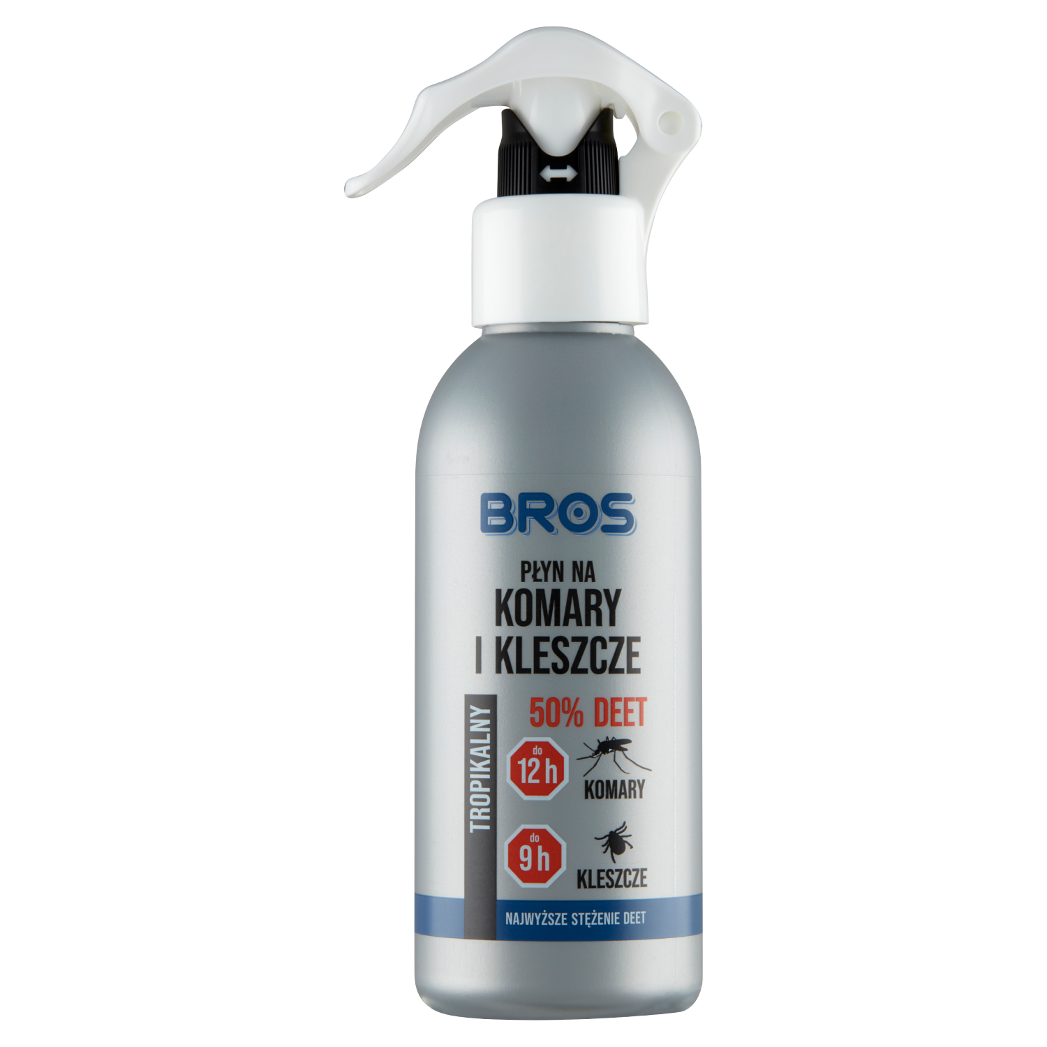 foto Repelent BROS Deet 50% sprej proti komárům a klíšťatům 130 ml