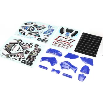 RC vybavení 1:4 Losi Promoto-MX Motorcycle: Kapotáž plastová, modrá, samolepky