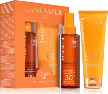 Kosmetická sada Lancaster Sun Beauty Satin Dry Oil SPF30 150 ml + Golden Tan Maximizer After Sun Lotion 125 ml