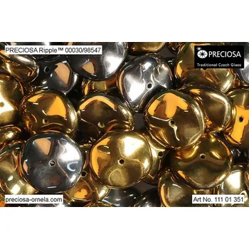 Korálek PRECIOSA Ripple™ č. 20 (12x4 mm) - 1 ks