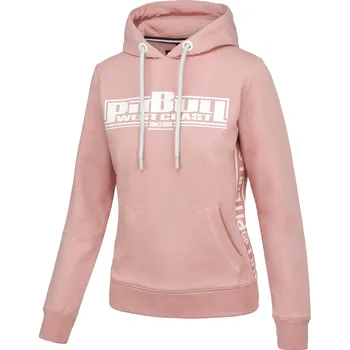 Dámská mikina PitBull West Coast - dámská KP mikina French Terry BOXING růžová L