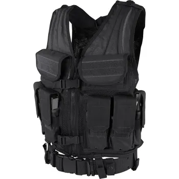 CONDOR OUTDOOR Vesta taktická ELITE TACTICAL - ČERNÁ + Doprava zdarma na další nákup