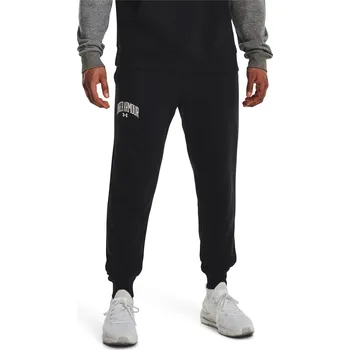 Pánské kalhoty Pánské Kalhoty UNDER ARMOUR UA RIVAL FLC WM JOGGER 1373374-001 – Černá XXL