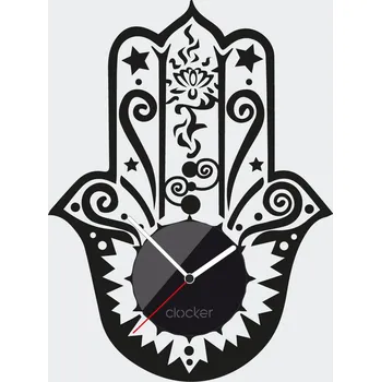 Samolepící dekorace Clocker Nalepovací hodiny Hamsa Barva ciferníku: Černá
