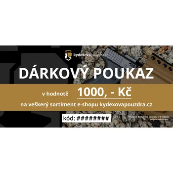 Dárkový potravinový koš Dárkový poukaz v hodnotě 1000 Kč, emailem