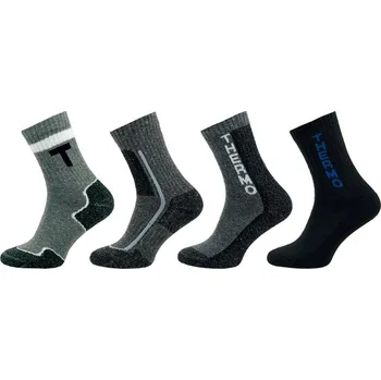 Dámské ponožky Novia Ponožky Thermo černá/tm.šedá 1243 Velikost: 24-25