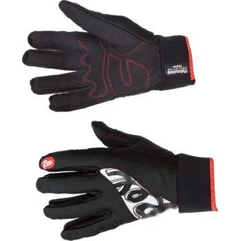 Rukavice REX KUUSAMO, black/white, rukavice na běžky Velikost rukavic: 11