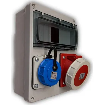 Rozvaděč 43518.10010 IP65 zásuvková kombinace osazená ELEKTRIUM